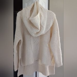 Bundle of Fisher Project Alpaca Sweater + Eileen Fisher Alpaca Infinity Scarf